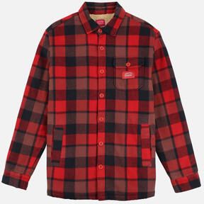 Oxbow Overhemd Lange Mouw Overshirt van flanellen voering met sherpavoering COLORADO