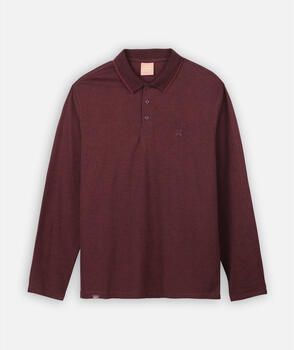 Oxbow Polo Shirt Korte Mouw Gestructureerde polo met lange mouwen NAVAL