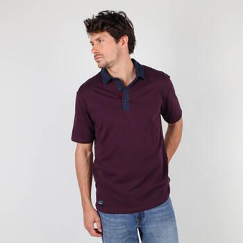 Oxbow Polo Shirt Korte Mouw Getextureerd jacquard poloshirt met korte mouwen NORQUAY