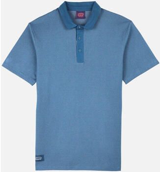 Oxbow Polo Shirt Korte Mouw Getextureerd jacquard poloshirt met korte mouwen NORQUAY