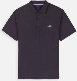 Oxbow Polo Shirt Korte Mouw Jacquard polo met korte mouwen GEO