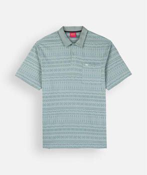 Oxbow Polo Shirt Korte Mouw Jacquard polo met korte mouwen SICK