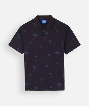 Oxbow Polo Shirt Korte Mouw Polo met korte mouwen en allover print PALMS