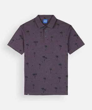 Oxbow Polo Shirt Korte Mouw Polo met korte mouwen en allover print PALMS