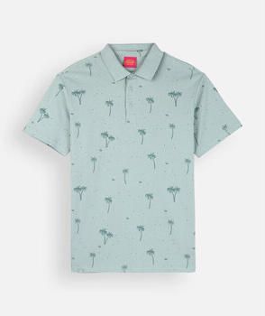 Oxbow Polo Shirt Korte Mouw Polo met korte mouwen en allover print PALMS