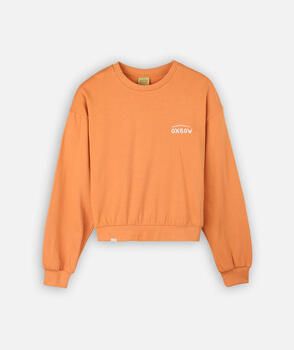 Oxbow Sweater Effen sweatshirt met ronde hals SARDI