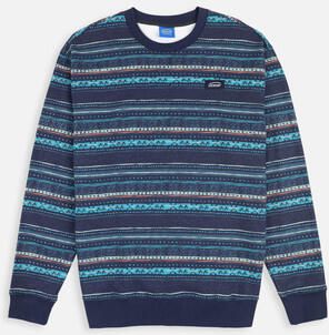 Oxbow Sweater Fleece crew met allover print LINEUP