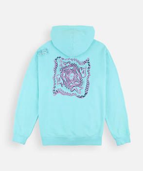 Oxbow Sweater Grafische fleece met capuchon DISTORTED