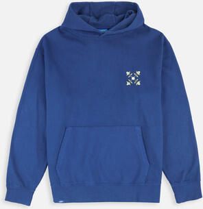 Oxbow Sweater Retro 4flo fleece capuchon met borstprint SEREGOR