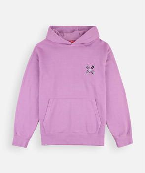 Oxbow Sweater Retro 4flo fleece capuchon met borstprint SEREGOR