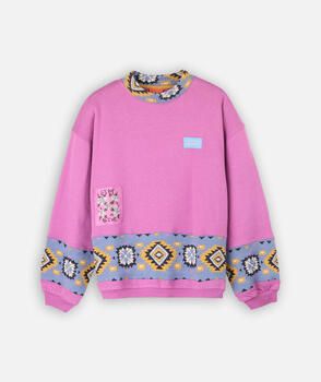 Oxbow Sweater Ronde hals met jacquard-artwork MIRAGE