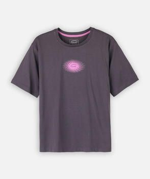 Oxbow T-shirt Korte Mouw Bedrukt T-shirt op voor- en achterkant SPIRAL