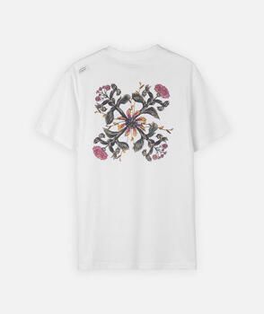Oxbow T-shirt Korte Mouw Biologisch katoenen T-shirt met korte mouwen FLORAL
