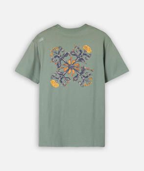 Oxbow T-shirt Korte Mouw Biologisch katoenen T-shirt met korte mouwen FLORAL