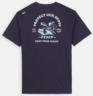 Oxbow T-shirt Korte Mouw Biologisch katoenen T-shirt met korte mouwen SERVICES