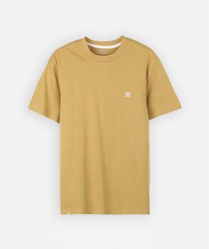 Oxbow T-shirt Korte Mouw Effen geborduurd T-shirt met 4 flarden borduursel TEBAZ