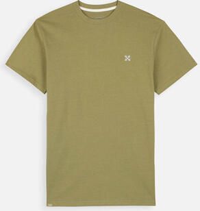 Oxbow T-shirt Korte Mouw Effen T-shirt met borstborduursel 4flo TEBAZ