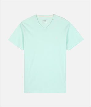 Oxbow T-shirt Korte Mouw Effen V-hals T-shirt geborduurd 4flo TIVE