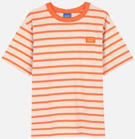 Oxbow T-shirt Korte Mouw Gestreept T-shirt met print TERAYE