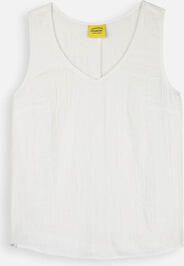 Oxbow T-shirt Korte Mouw Tanktop van katoen vervaagde kleur DOMINGO