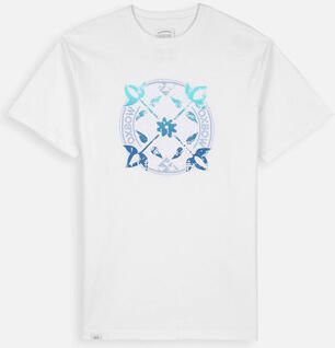 Oxbow T-shirt Korte Mouw Vervaagd grafisch T-shirt met korte mouwen SUNFADED
