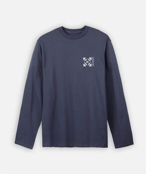 Oxbow T-Shirt Lange Mouw Biologisch katoenen T-shirt met lange mouwen TILE