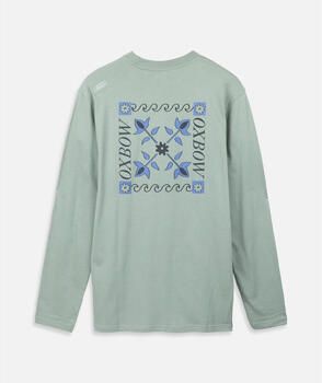 Oxbow T-Shirt Lange Mouw Biologisch katoenen T-shirt met lange mouwen TILE