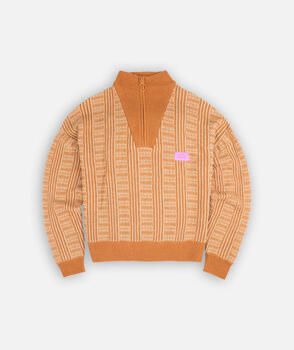 Oxbow Trui Coltrui met halve rits TANNING