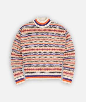 Oxbow Trui Gestreepte jacquard trui ALPS