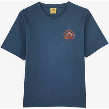 Oxbow T-shirt Korte Mouw T-shirt met print achteraan P2TED