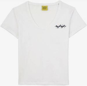 Oxbow T-shirt Korte Mouw T-shirt met V-hals en print O2TELBY