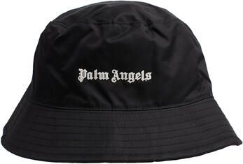 Palm Angels Klassieke Logo Bucket Hoed in Zwart Black - Foto 3