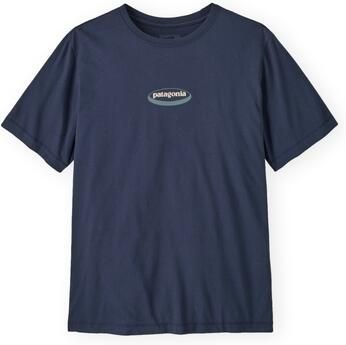 Patagonia T-shirt '95 Oval Logo T-Shirt New Navy Kaleido