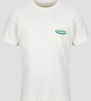 Patagonia T-shirt Korte Mouw M'S MW '95 OVAL LOGO POCKET TEE