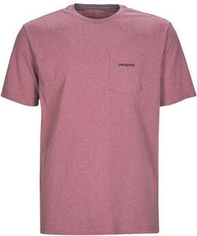Patagonia T-shirt Korte Mouw M's Boardshort Logo Pocket Responsibili-Tee