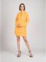 PATRIZIA PEPE Casual Mini Jurk Orange Dames - Thumbnail 1