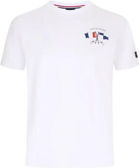PAUL & SHARK T-shirt Korte Mouw Paul & Shark T-SHIRT PAUL SHARK 23411062 010 WHITE