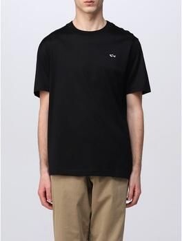 PAUL & SHARK Casual Katoenen T-Shirt voor Mannen Black Heren - Foto 4