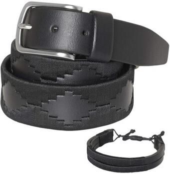 Pelpe Riem POLO Negro Cinturón argentino FBM Negro