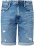Pepe Jeans Denim Shorts Blauw Heren - Thumbnail 1