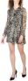 Pepe Jeans Multicolor Jurk met Franjes voor Vrouwen Beige Dames - Thumbnail 1