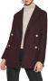 Pepe Jeans Wollen jas met knopen en meerdere zakken Red Dames - Thumbnail 1