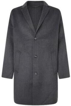 Pepe Jeans Grijze Wollen Jas Brighton Gray Heren