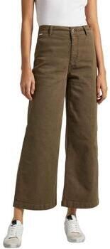 Pepe Jeans Groene Culotte Wijde Pijp Broek Green Dames - Foto 2