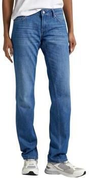 Pepe Jeans Laag Getailleerde Slim Straight Jeans Blue Dames