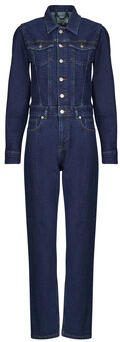 Pepe Jeans Getailleerde jumpsuit van katoenmix model 'VALA'