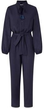 Pepe Jeans Blauwe Jurken Jumpsuit Set Viscose Blue Dames