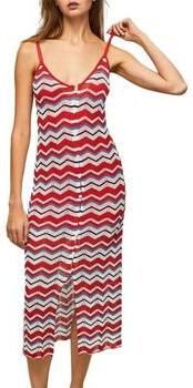 Pepe Jeans Knielange jurk met doorknoopsluiting - Foto 2