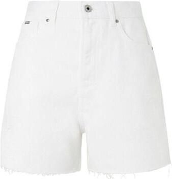 Pepe Jeans A-Line Shorts voor Vrouwen White Dames