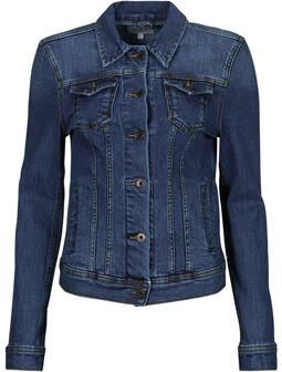 Pepe Jeans jack THRIFT met opgestikte borstzakken en doorknoopsluiting
